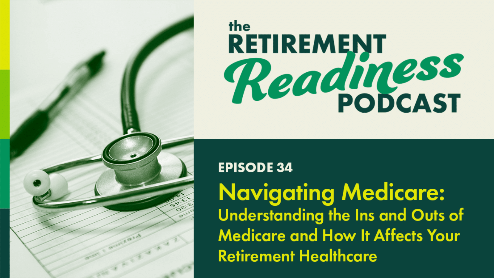 Navigating Medicare: Understanding the ins and outs of Medicare and how it affects your retirement healthcare [PODCAST 34]