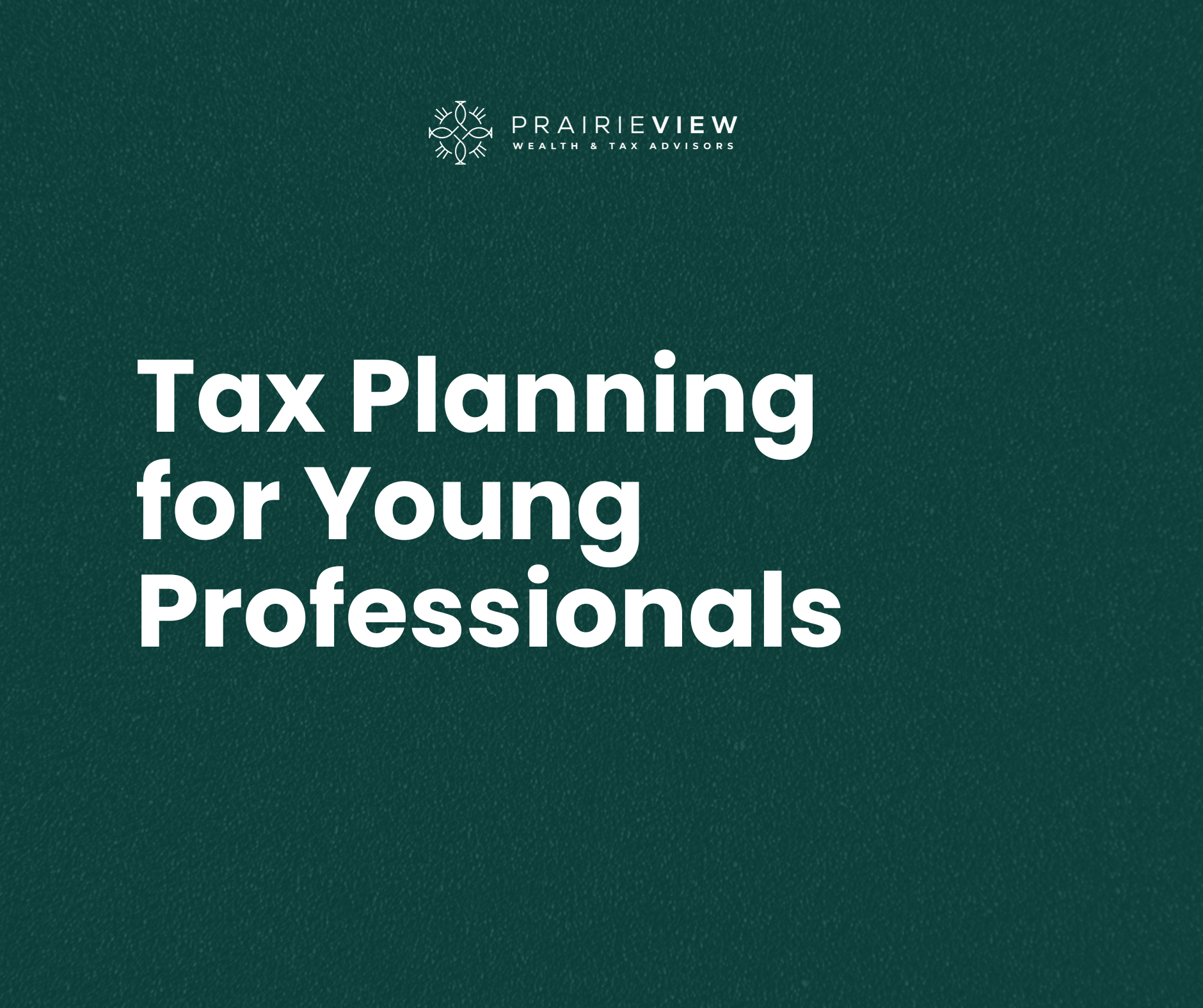 Tax Planning for Young Professionals